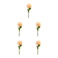thumbnail image 1 of Baohd 1/2/3/5 10pack/lot Realistic Appearance Artificial Flower For Party Decor And Home Decor Champagn 5PCS, 1 of 6