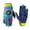 Blue, variant on Double Cycling Gloves for Motocross Racing - Breathable Donut Pattern Design for Spring, Summer & Autumn