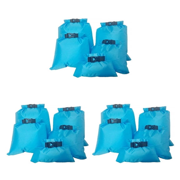 Paquete de 5 Bolsas Secas Impermeables Naiovety para Kayak Ciclismo Camping