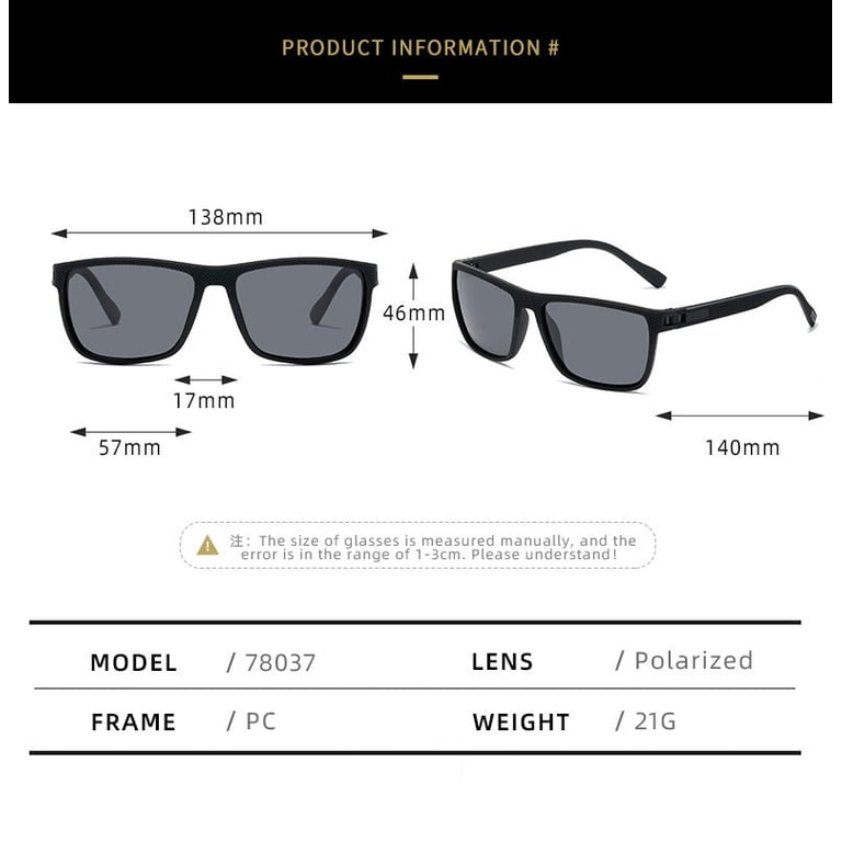 Polarized Sunglasses for Driving Outdoor Activities UV400