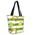 thumbnail image 2 of Kll Tote Bag For Women Watercolor St Patrick Day Print Shopping Grocery Reusable Bags For Office School Shopping Travel, 2 of 8