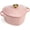 Pink, variant on Heart-Shaped Enameled Cast Iron Dutch Oven Pot with Lid – Durable Cast Iron Pot with Dual Handles, Oven Safe to 500 ° F, Works on All Stovetops