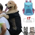 thumbnail image 2 of Breathable Dog Carrier Bag Portable Pet Outdoor Travel Backpack Reflective Carrier Bags for Cats French Bulldog Dog Accessories ShopWise Round, 2 of 25