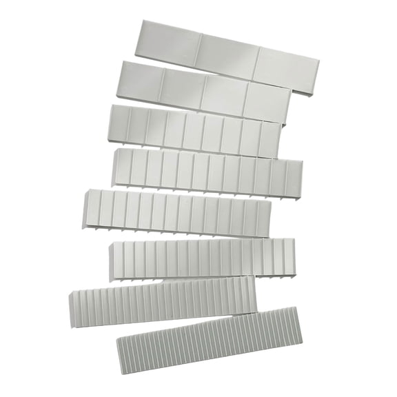 8Pcs Cake Cutting Roll Scale Ruler Kitchen Baking Ruler Uniform Division Mold Pastries Cake Thickness Measure Ruler