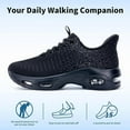thumbnail image 4 of JOYFON Womens Slip on Walking Shoes Comfortable Running Tennis Shoes Athletic Gym Workout Jogging Fashion Sneakers Black Size 8.5, 4 of 7