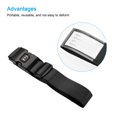 thumbnail image 4 of Uxcell 2m Adjustable Suitcase Belts with Combination Lock Luggage Straps Black 3 Pack, 4 of 5
