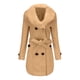 thumbnail image 4 of Chaquetas para mujer Abrigo de lana de solapa de invierno Chaqueta de trinchera Abrigo de manga larga Prendas de abrigo Odeerbi  ODB-3, 4 of 5