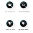 thumbnail image 4 of Ahuyentador Solar De Pájaros, Fácil De Instalar Batería Incorporada A Prueba De Lluvia Prismas Reflectantes Giratorios Versátiles De 360 ​​​​​​ Control De Aves Al Aire, 4 of 7