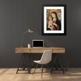 thumbnail image 4 of Matteo di Giovanni 18x24 Black Modern Framed Museum Art Print Titled - Madonna and Child with St. Catherine of Siena, Saint Anthony of Padua and Angels (ca. 1480), 4 of 5