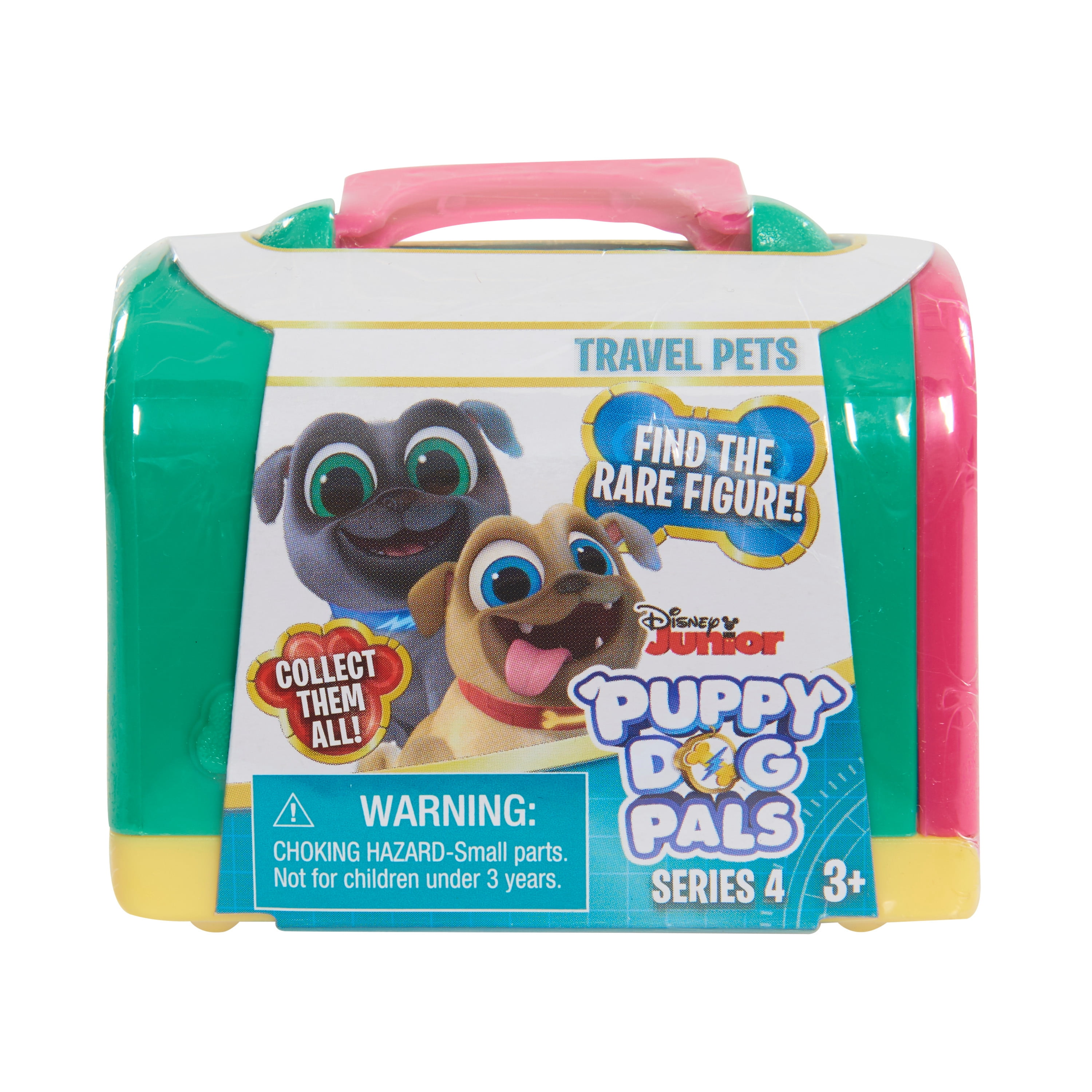 Disney Junior Puppy Dog Pals Travel Pets in Carriers Series 5 set of 4 party 