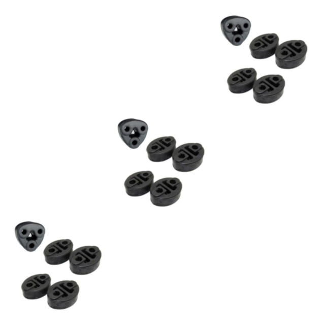 Scienceny 5x Kit de montaje de caucho negro para vehículos: accesorios de rendimiento duraderos y confiables para vehículos negro Type1 NO1