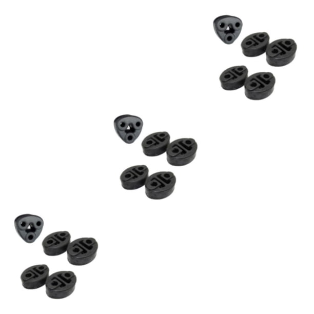 Scienceny 5x Kit de montaje de caucho negro para vehículos: accesorios de rendimiento duraderos y confiables para vehículos negro Type1 NO1