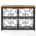 thumbnail image 3 of Crosley Racines Métal Armoire d'Accent en Noir, 3 of 9