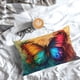 thumbnail image 5 of Fotbe Vibrant Rainbow Butterfly A Funda de Almohada Decorativa Estilo Occidental, Lujo en Algodón, Fundas para Almohadas King, Cojín Estampado para Decoración del Hogar-14"x20", 5 of 6