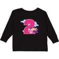 thumbnail image 3 of Inktastic 2nd Birthday Airplane Girls Pilot 2 Year Old Girls Long Sleeve Toddler T-Shirt, 3 of 5