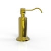 Waverly Place Collection Vanity Top Soap Dispenser in Polished Brass