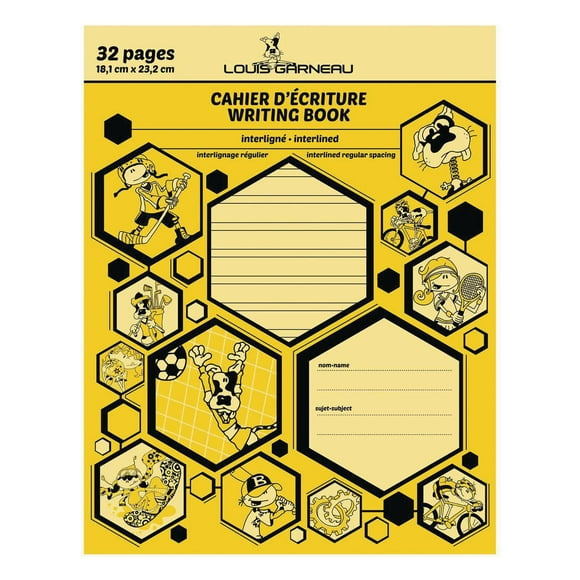 Louis Garneau cahier d'écriture