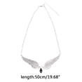 thumbnail image 5 of LICEWO Wing Choker Gothic Pendant Chain Necklace for Women Men Wedding Ornament, 5 of 9