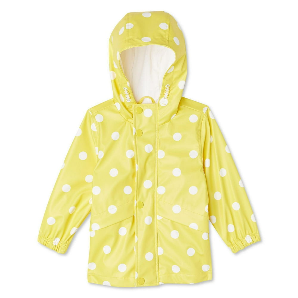 Toddler Girl Printed Raincoat Jacket