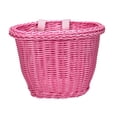 thumbnail image 4 of Cesta de bicicleta para niños Cesta de manillar Cesta de ciclismo desmontable Cesta de bicicleta para niños para parques Compras Picnics Camping Cicli Rosa Rosa, 4 of 8