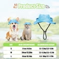 thumbnail image 2 of Minzimin Pet hat with Ear Holes Sunscreen Baseball Cap Suitable for Small and Medium-Sized Dogs Outdoor Climbing hat in Summer Pet Products  1Pack, 2 of 6