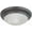 Mahogany Bronze, variant on 60/6009-Nuvo Lighting-1 Light Twist Lock Flush Mount-11.5 Inches Wide by 4.5 Inches High-Brushed Nickel Finish