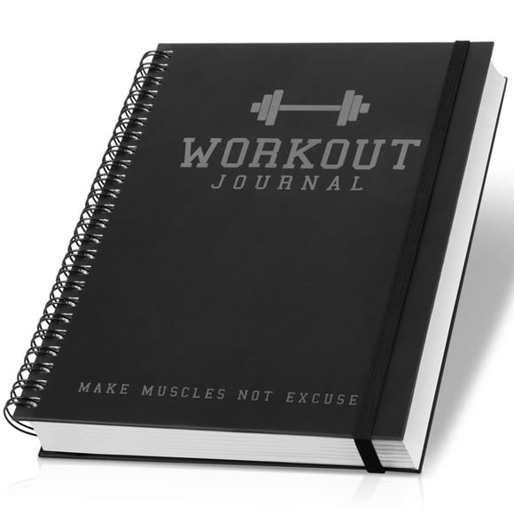 Agenda de ejercicios y libro de registro ZICOTO Ultimate de Fitness Journal