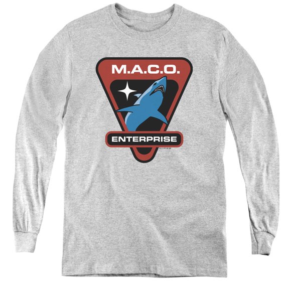 Star Trek - Maco Patch - Youth Long Sleeve Shirt - Small