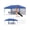 Blue, variant on EastVita 10X20 Pop Up Canopy Tent Commercial Grade Dual Wall System Full Protection Steel Frame Full Accessories Kit for Market Stalls Backyard Events Camping Outdoors