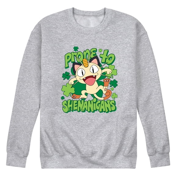 Pokémon - Shenanigans Meowth Graphic Fleece Sweatshirt