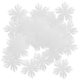 thumbnail image 1 of 100 piezas de adornos de copos de nieve de tela satinada para accesorios de novia DIY, 40 mm, 1 of 9