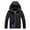 Black, variant on AOOCHASLIY 2023 Men Fall Coat Men's Thin Jacket Casual Sports Windbreaker Hooded Solid Color Coat