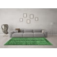 thumbnail image 3 of Ahgly Company Indoor Rectangle Abstract Emerald Green Modern Area Rugs, 7' x 9', 3 of 4