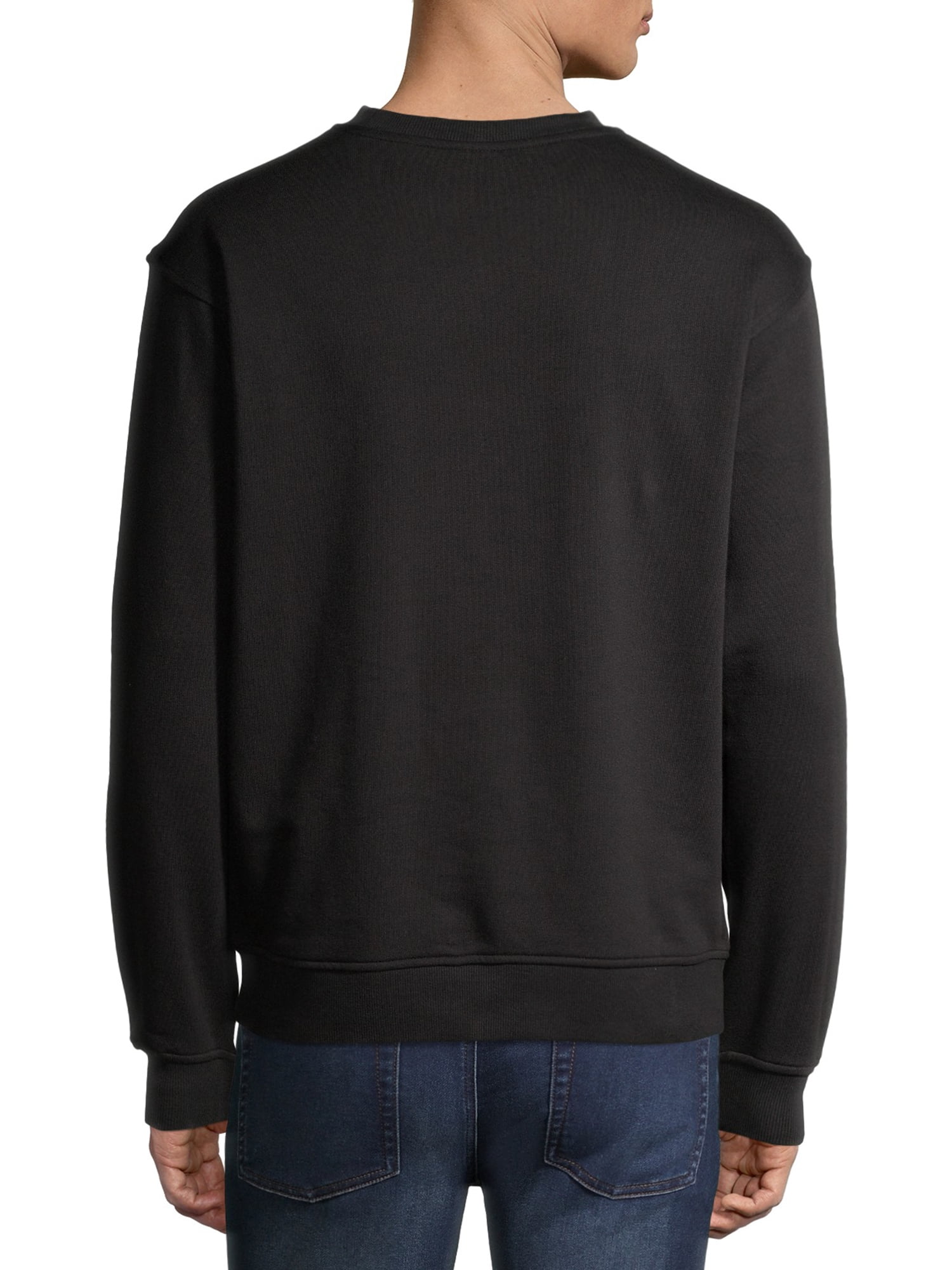 George Men's and Big Men's Long Sleeve Crew Sweatshirt, up to Size 5XL