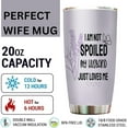 thumbnail image 2 of Wife Coffee Tumbler Gift For The Wife Birthday Gifts From Husband Valentine Tumbler 20 Oz Best Present For Wife Love My Wife Mug Wedding Wifey Coffee Mug Wife Tumbler Best Wife Presents 20 Oz, 2 of 6