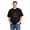Black-85, variant on Women's Cotton T-Shirt, Fairy Triangle Dance Art Graphic Crew Neck Short Sleeve Tee for Festival Wear