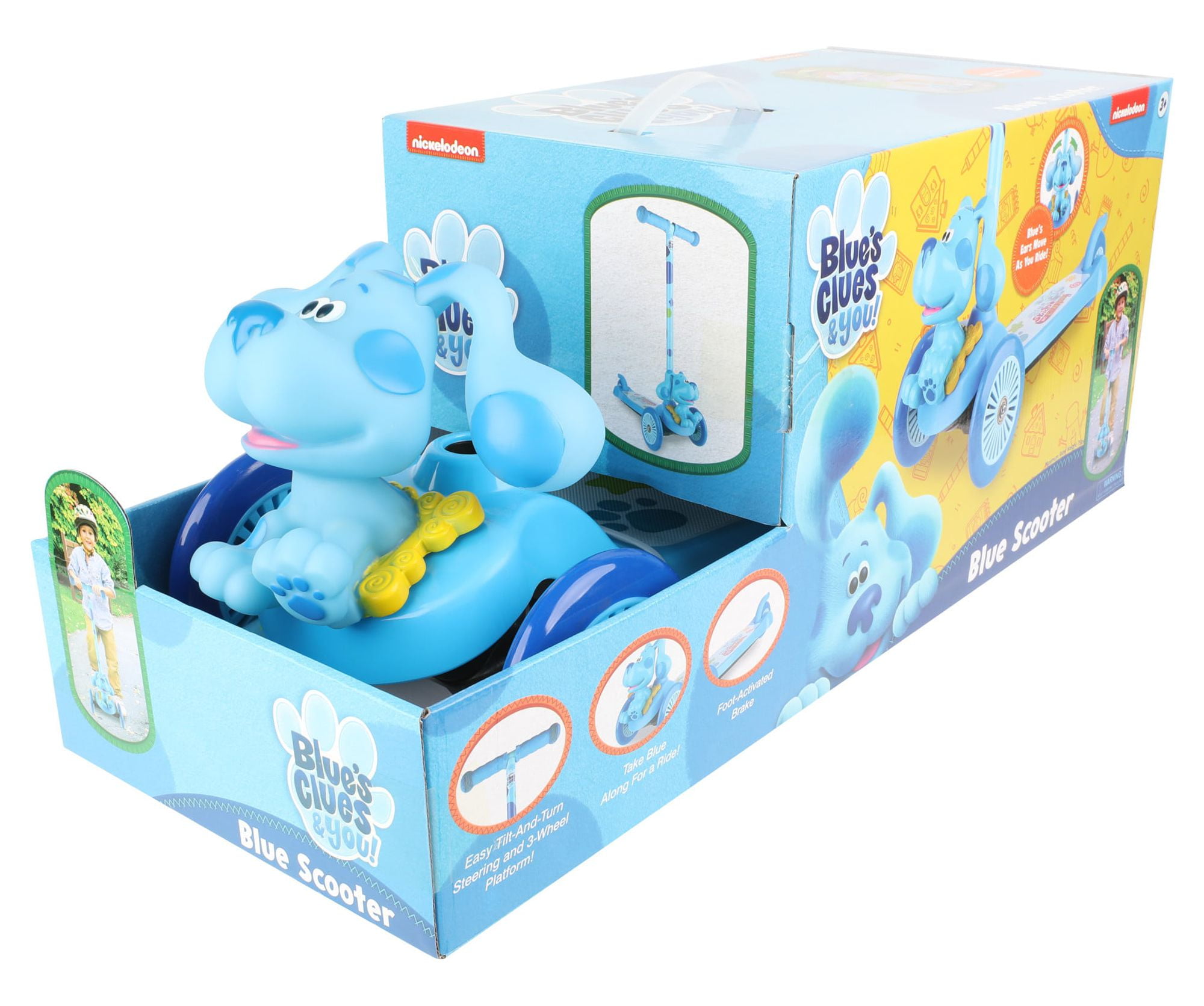 Poney plastique jouet sur roulettes - Bleu – Tienda Esquipulas