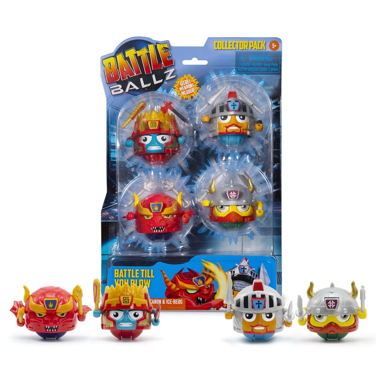 Battle Ballz: Collectors Pack - 4 Warriors (Volcanon, Solar, Ice