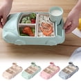 thumbnail image 1 of pstuiky Bamboo Fiber Car-Shaped Food Tray Set Detachable Divided Plates & Cup Portable Travel Tableware Safe Natural Fiber Material, 1 of 3
