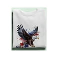 thumbnail image 3 of America Flying Eagle Usa Art Sweatshirt Men's -SmartPrintsInk Designs, 3 of 4