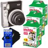 Fujifilm Instax Mini 90 Neo Classic Instant Film Camera (Black) + Fujifilm Instax Mini Instant Film (60 sheets) + HeroFiber Ultra Gentle Cleaning Cloth