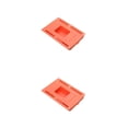 thumbnail image 1 of Billuyoard Debajo del cajón del escritorio Caja de almacenamiento de plástico autoadhesiva de hotel Lápices inferiores Contenedor Bandeja Naranja 2Conjunto, 1 of 6