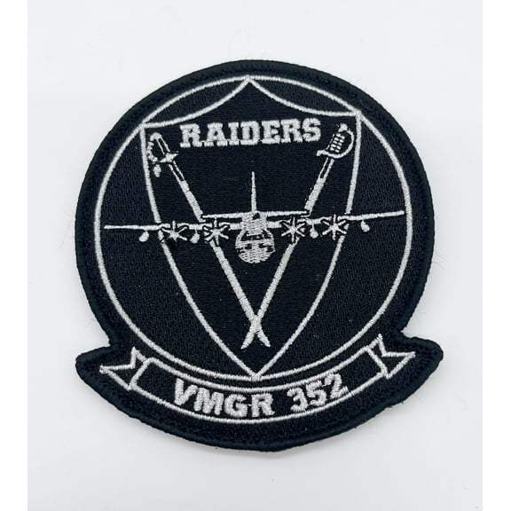 VMGR-352 Raiders 2025 Chest patch, Hook and Loop, 4 inch