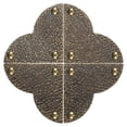 thumbnail image 3 of Dritz Home Textured Quatrefoil Corners, Large, 3 Pack, Antique Brass, 3 of 7