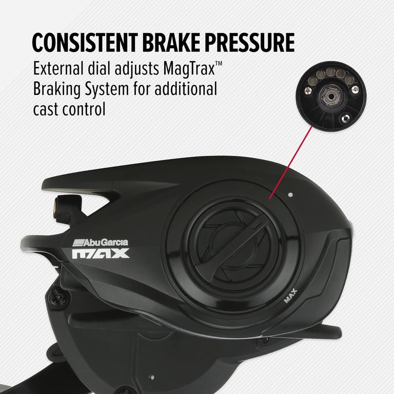 Abu Garcia Max SX Low Profile Baitcast Reel, Right-Hand photo 6