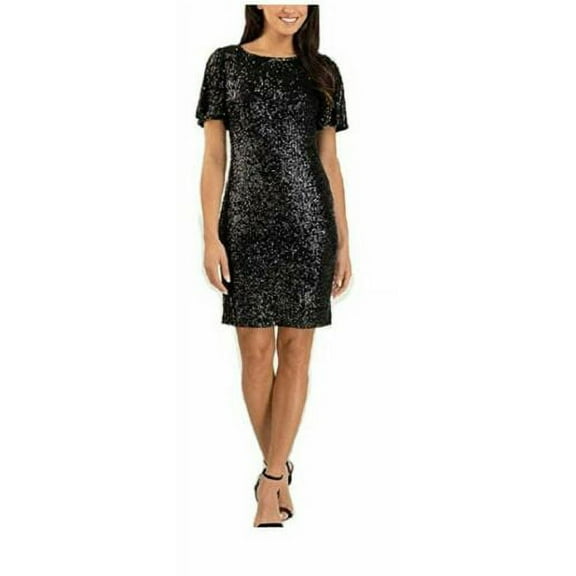 Hilary Radley Ladies' Sequin Dress (XXL, Black)