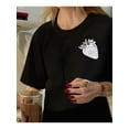thumbnail image 1 of Camiseta básica para mujer veranoWomen's Retro Strawberry Graphic T-Shirt - Soft Polyester, Casual Round Neck, Short Sleeve, Summer Top with "Sheet Love" Design, Strawberry ShirtFather's Day, Mother, 1 of 6