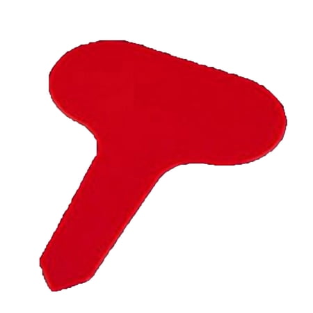100PCS Plant Tags T-Shaped Plastic Garden Plant Tags Waterproof Plug-In