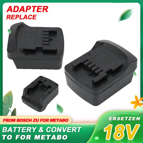 Adaptador de Batería para Ryobi 18vserie a Herramienta Eléctrica Inalámbrica Serie Metabo 18V
