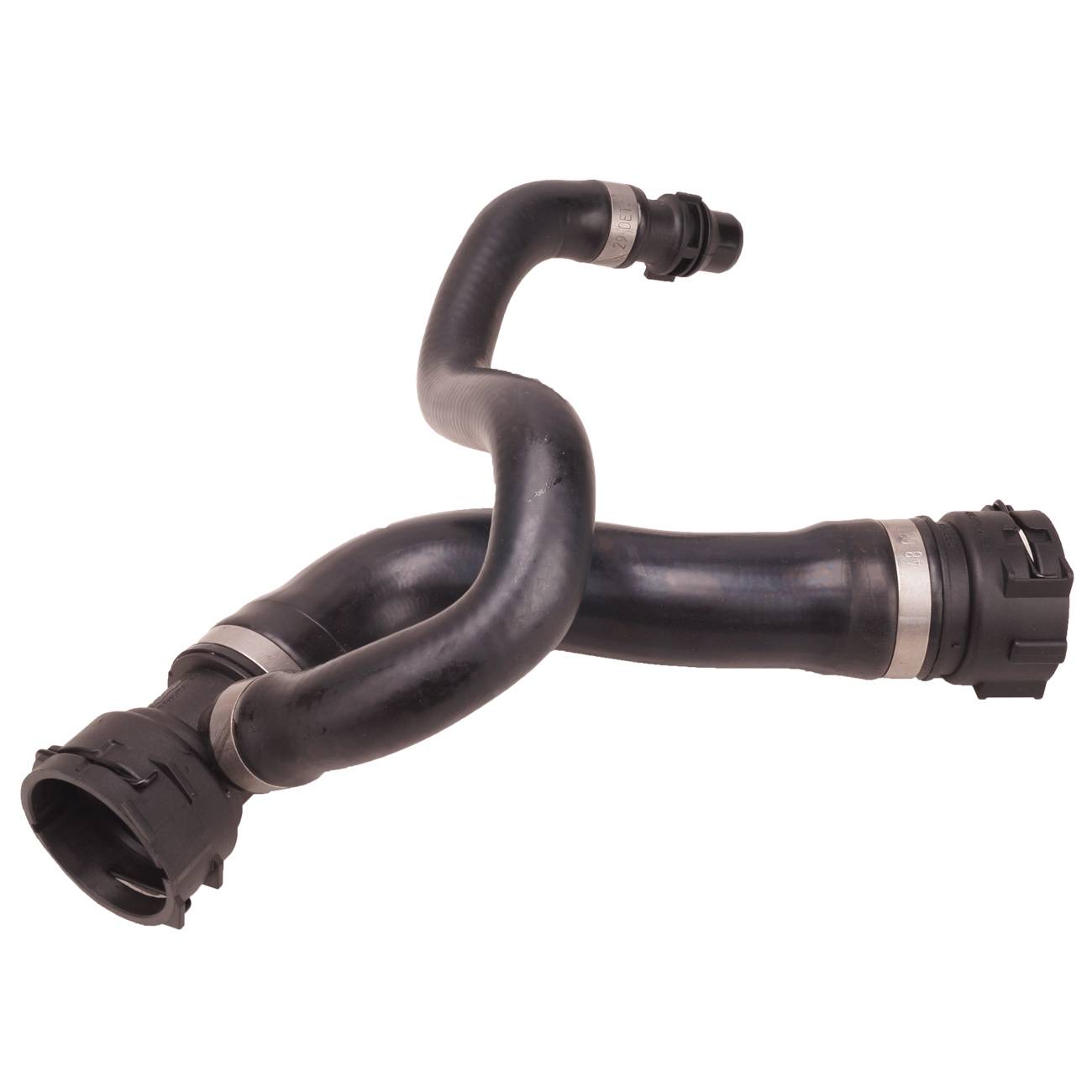 OE # 17127537107 Plastic Upper Engine Coolant Radiator Hose Pipe 1PC Fits select: 2007-2008 BMW X5 3.0I, 2009-2010 BMW X5 XDRIVE30I